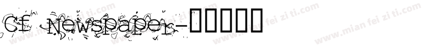 Cf Newspaper字体转换